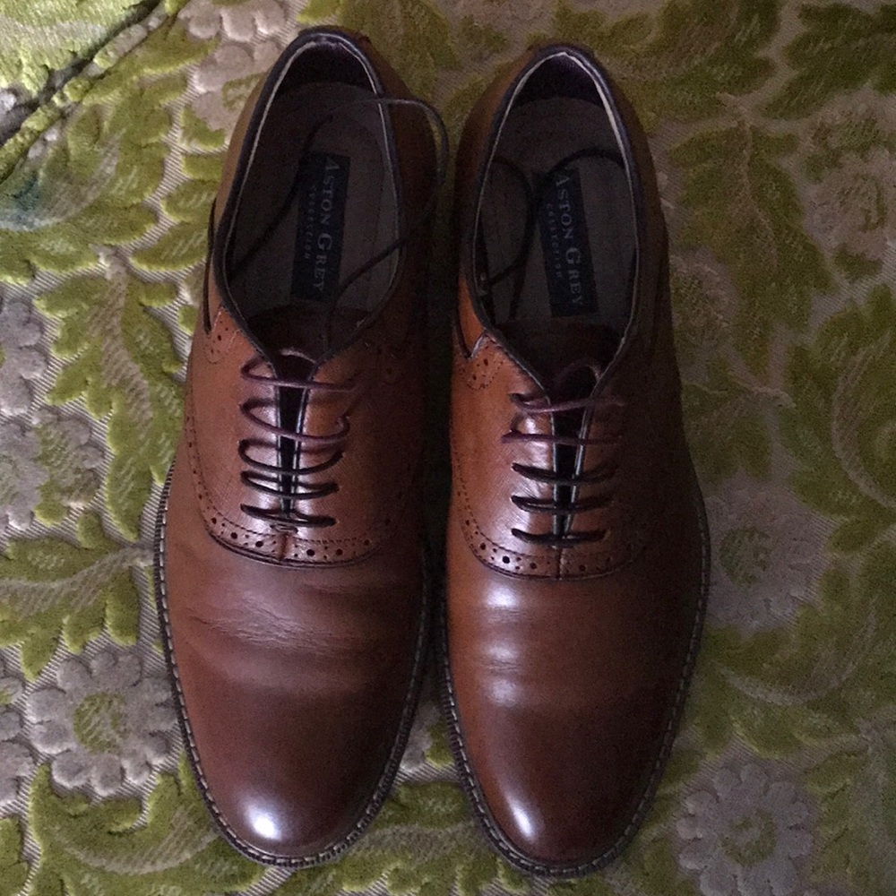 Aston Grey saddle oxford men’s size 8 shoe